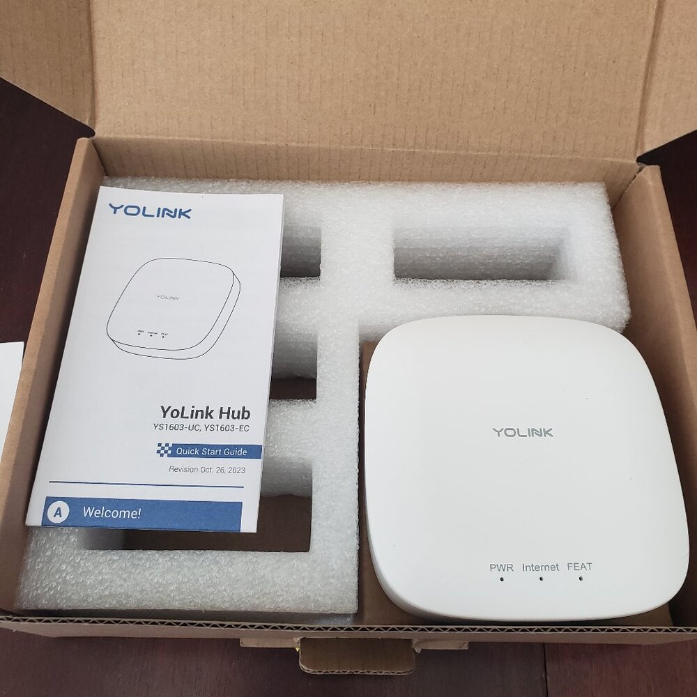 NEW YoLink Hub YS1603-UC 1/4 Mile Long Range Smart Hub Smart Home Automation